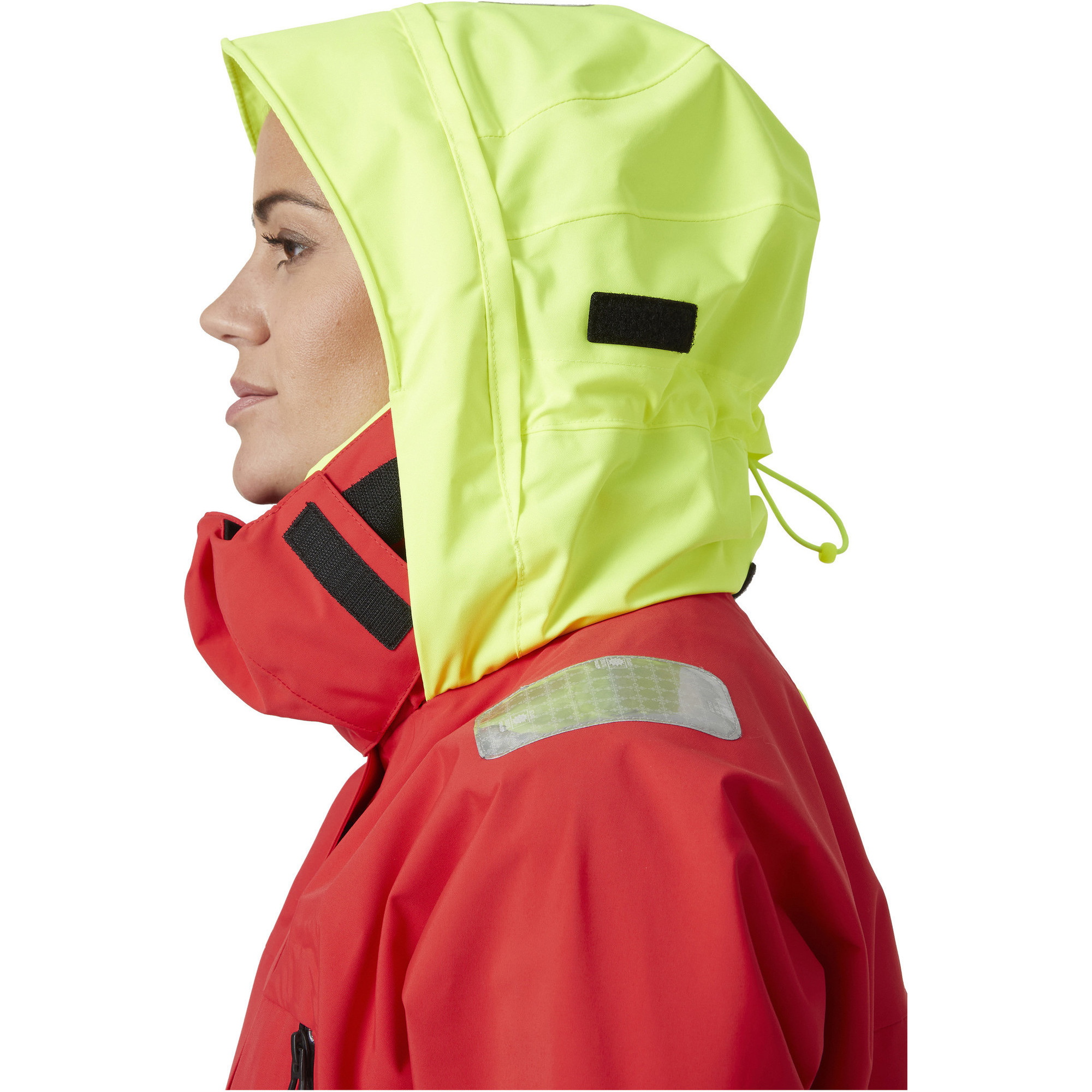 2026 Helly Hansen Womens Skagen Offshore Jacket & Trouser Sailing Suit 3425634257 - Ebony / Alert Red